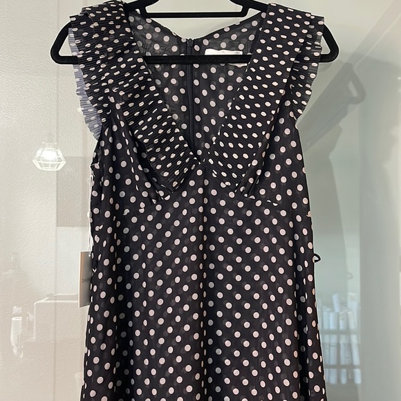 Zimmerman Navy and White Polka Dot Dress - Picture 1 of 7